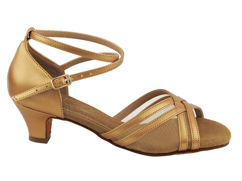 S9204 Copper Nude with 1.2&quot; Cuban Heel in the photo