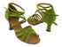 S9206 247 Green Velvet with 2.5" Spool Heel (PG) in the photo