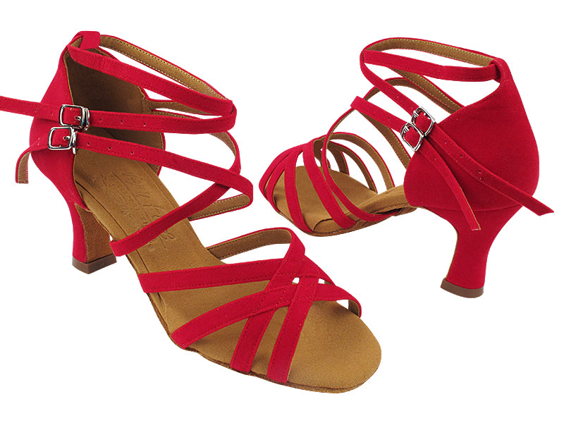 S9206 251 Red Velvet with 2.5&quot; Spool Heel (PG) in the photo
