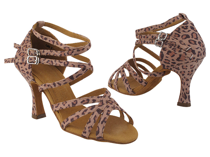 S9206 267 Leopard Velvetn with (YQG) 3 inch Heel in the photo