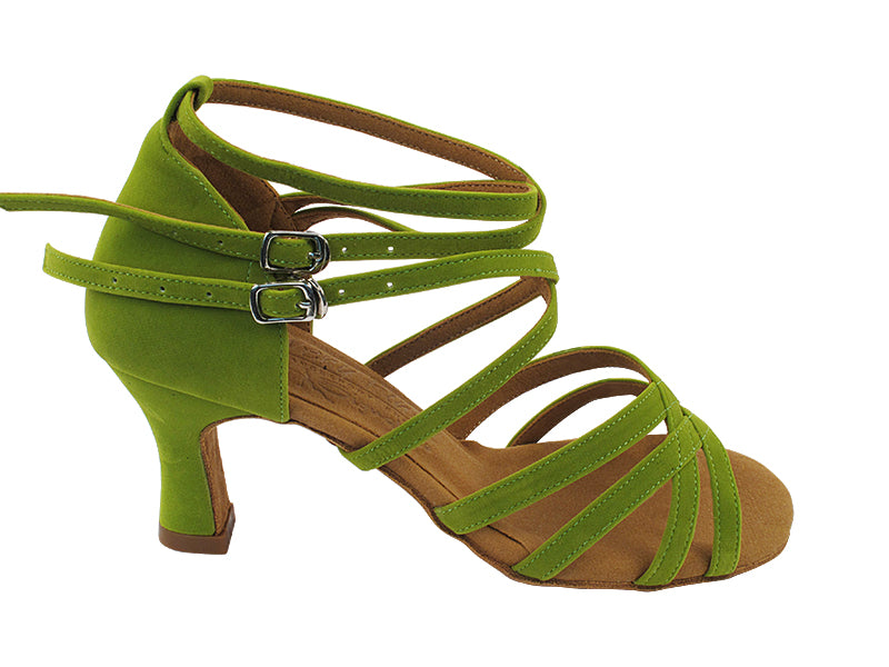 S9206 247 Green Velvet with 2.5&quot; Spool Heel (PG) in the photo