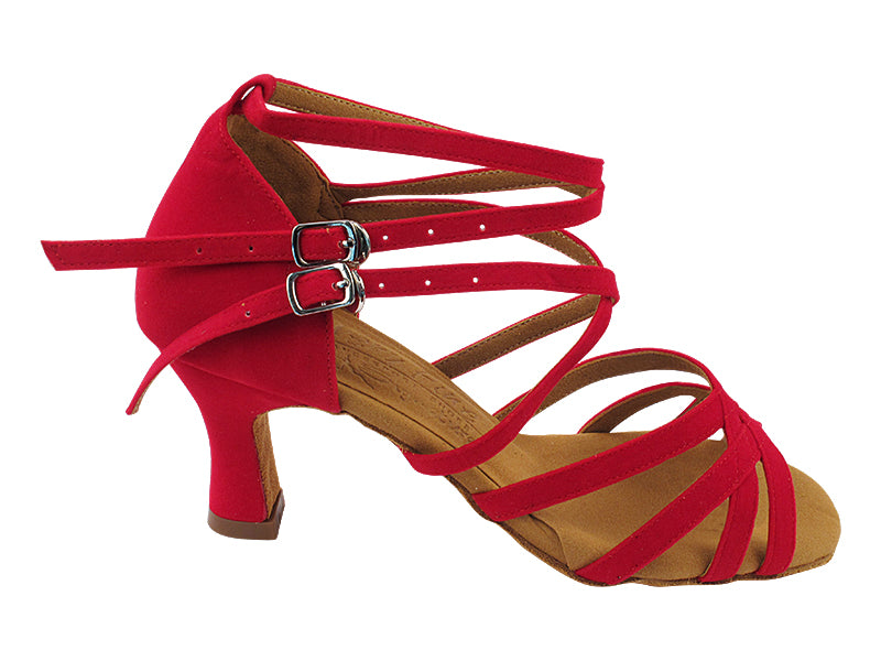 S9206 251 Red Velvet with 2.5&quot; Spool Heel (PG) in the photo