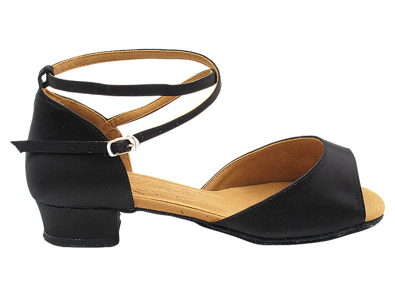 S9220DB Black Satin with 1&quot; Heel (8881) in the photo