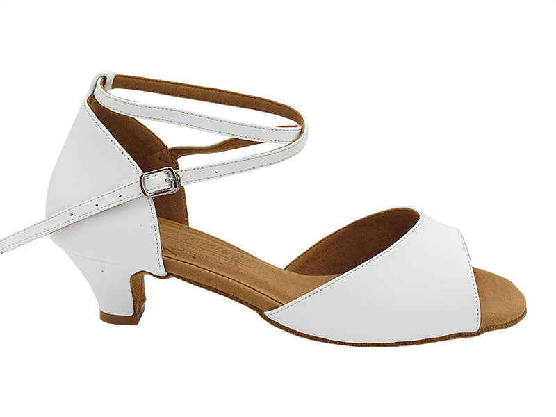 S9220 White Leather with 1.2" Cuban Heel (CI) in the photo