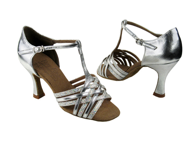 S92304 Silver Scale &amp; Silver with 3&quot; Flare heel in the photo