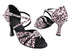 S92307 186 Purple Leopard with 3" Flare Heel (YQG) in the photo