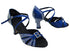 S92307CC Dark Blue Satin with 2.5 inch Heel (11046) in the photo