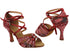 S92307MSC 139 Dark Red Satin with (YQG) 3 inch Heel in the photo