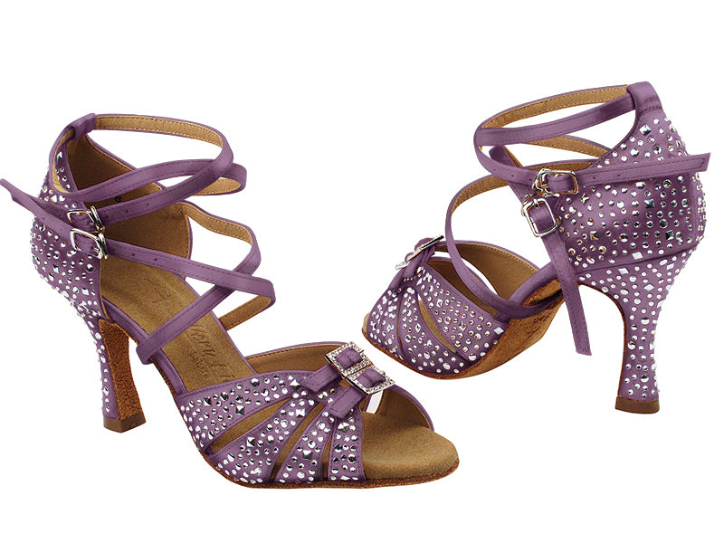 S92307MSC 182 Lavender Satin with (YQG) 3 inch Heel in the photo