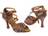 S92307MSC 212 Dark Tan Satin with (YQG) 3 inch Heel in the photo