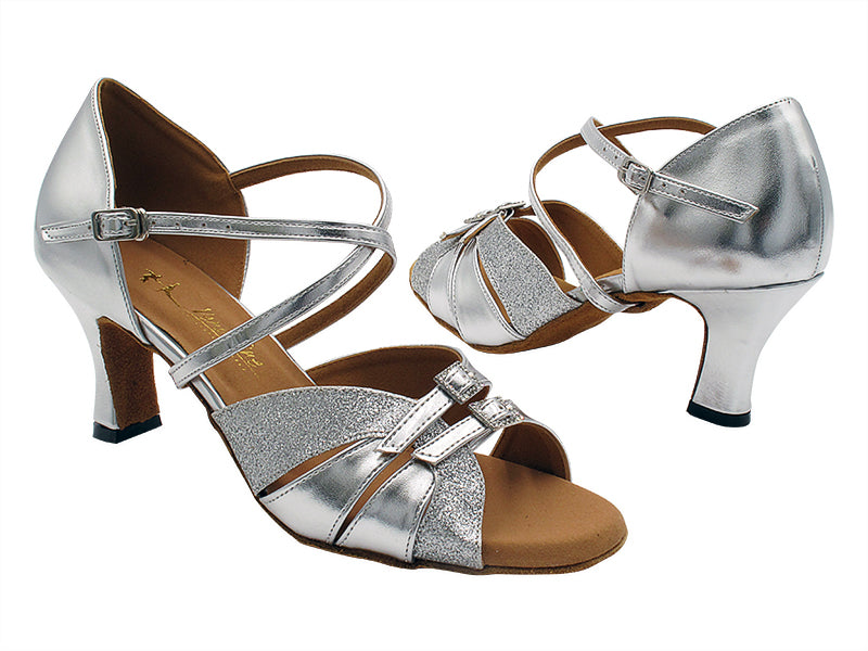 S92307 Silver with 2.5" Spool Heel (PG) in the photo