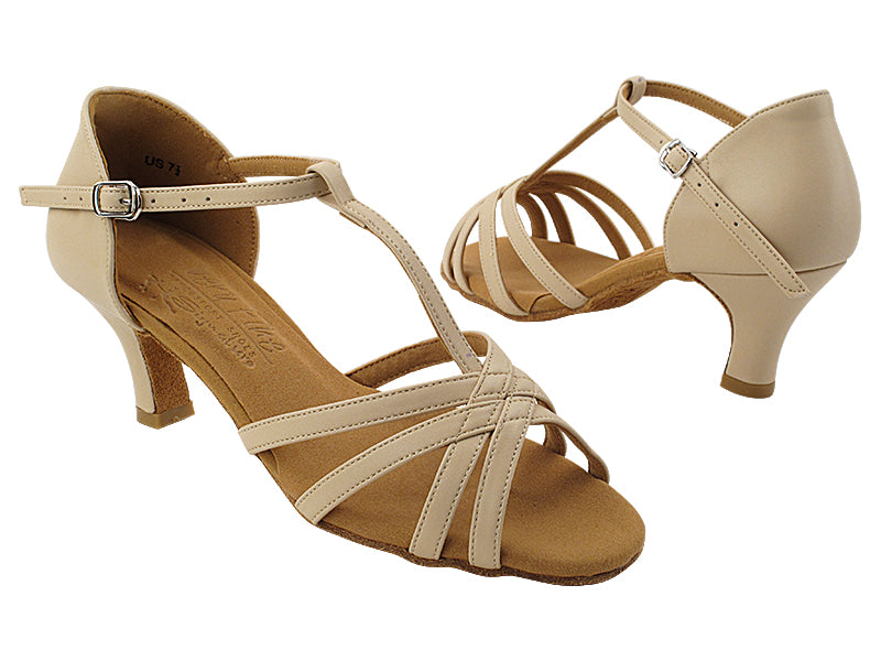 S9235 302 Light Beige Leather with 2.5&quot; Heel (2040) in the photo