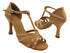 S9235 Brown Satin with 3" Flare Heel (YQG) in the photo