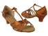 S9235 Copper Tan Satin with 1.2" Cuban Heel in the photo