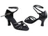 S9261 Black Leather & Black Patent with 2.5" Spool Heel (PG) in the photo