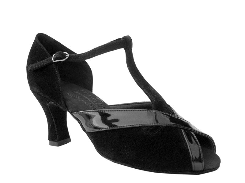 S9275 Black Nubuck &amp; Black Patent with 2.5" heel in the photo