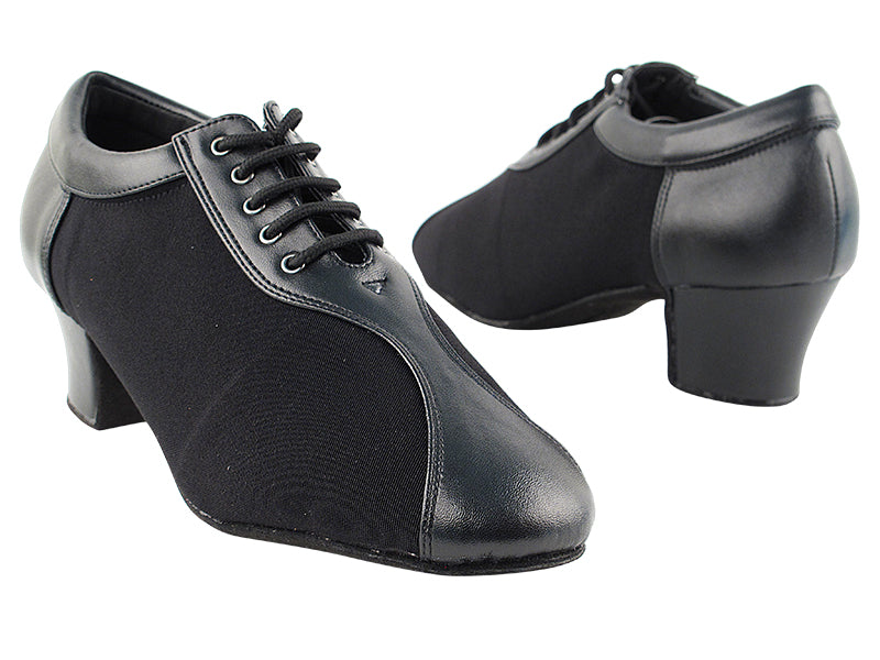 S9T56 Black Leather_Oxford Leather with 1.6&quot; Medium Heel in the photo