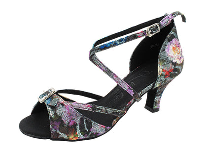 SERA1110 197 Flower Glitter Satin with 2.5&quot; Heel (2040) in the photo