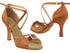 SERA1110 Dark Tan Satin with 3" heel in the photo