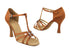 SERA1120 Dark Tan Satin with 3" heel in the photo