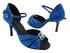SERA1131 114 Dark Blue Satin_Black Patent Heel with 3 inch Slim Heel (6646) in the photo