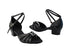 SERA1131 71 Black PU_SERA1137 BackStrap with 1.5" medium heel in the photo