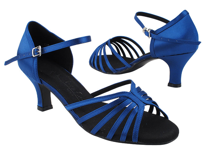 SERA1135 114 Dark Blue Satin with 2.5&quot; Heel (2040) in the photo