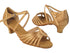 SERA1139 77 Beige Satin with 1.3" Cuban Heel in the photo