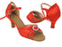 SERA1154 118 Red Satin with 2.5" Heel in the photo