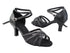 1628 Black Leather & Black Mesh with 2.5" Heel (2040) in the photo