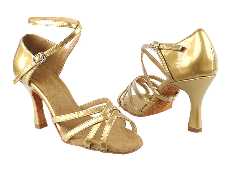 SERA1606 Pearl Gold with 3&quot; heel in the photo