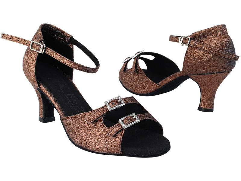 SERA1620 163 Copper Stardust_Stone with 2.5&quot; Heel in the photo