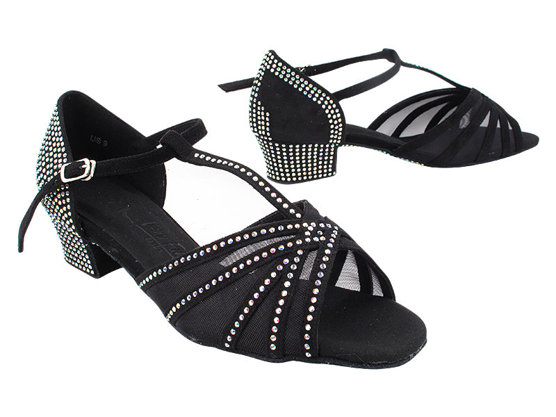 SERA16612CC 73 Black Nubuck_Black Mesh with 1.5&quot; Heel (NTD) in the photo