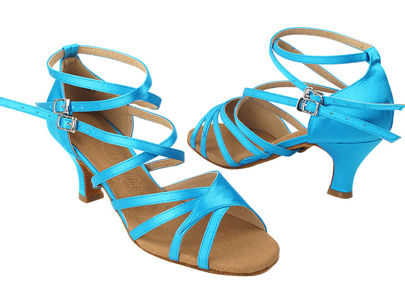 SERA1662B 120 Blue Satin with 2.5 inch Heel (Heel Code 2040) in the photo