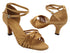 SERA1686 Brown Satin with 2.5" Heel (2040) in the photo