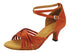 SERA1686 Dark Tan Satin with 2.5" Heel (2040) in the photo