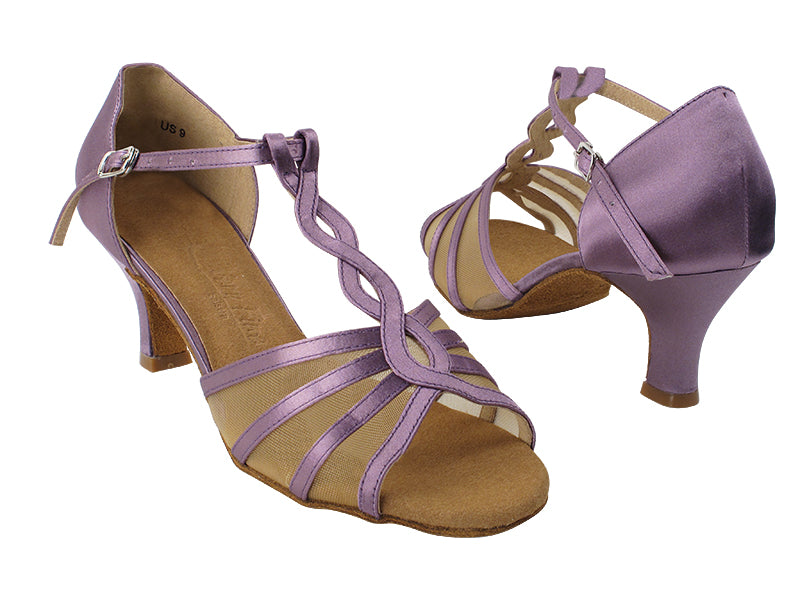 SERA1692 182 Lavender Satin with 2040_2.5&quot; Heel in the photo