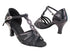 SERA1692 89 Black Snake_Black Mesh with 2.5" Heel (2040) in the photo