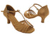 SERA1693 Brown Satin & Beads with 2.5" Heel (2040) in the photo