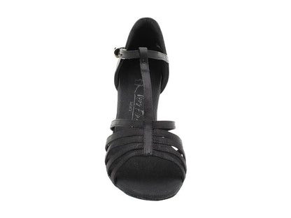 SERA1693 Black Satin with 2.5&quot; Heel (2040) in the photo