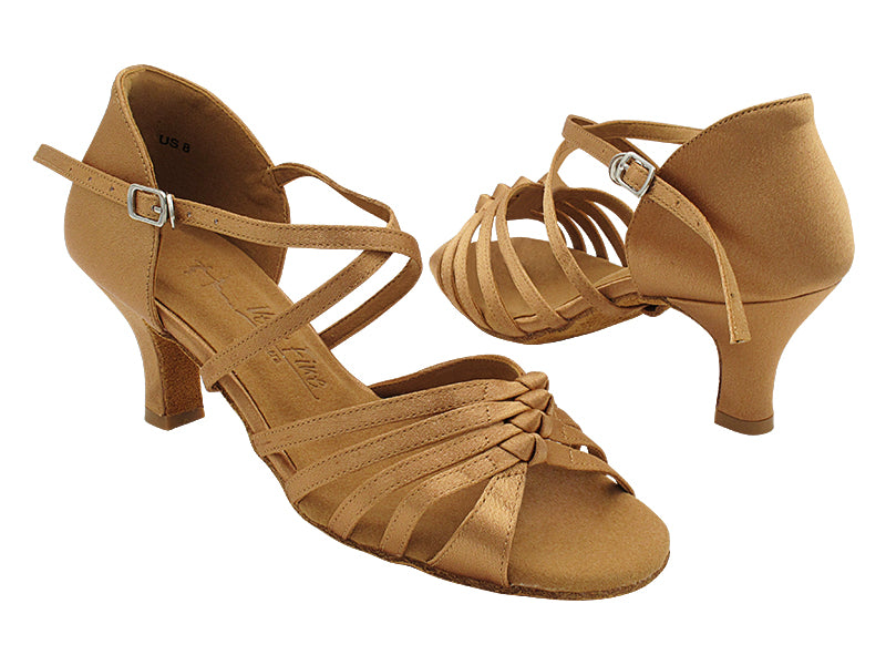 SERA1699 Brown Satin with 2.5&quot; Heel (2040) in the photo