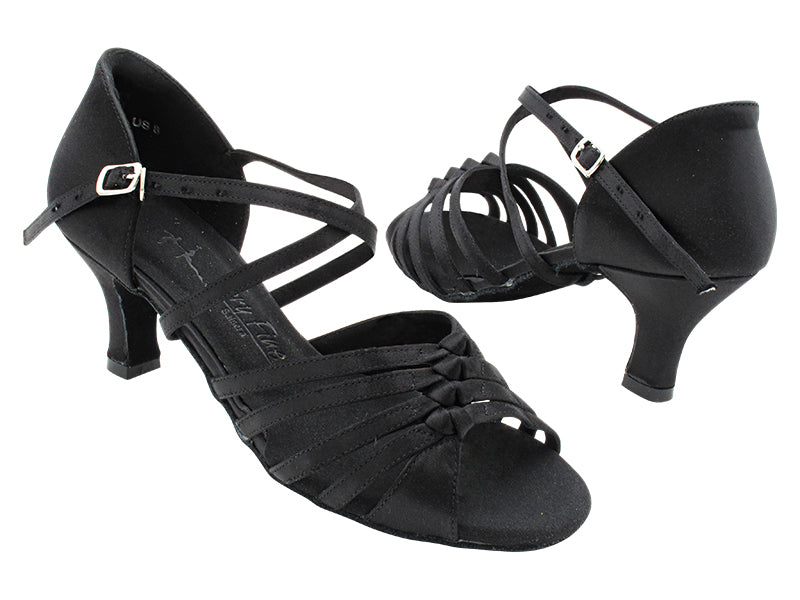 SERA1699 Black Satin with 2.5&quot; Heel (2040) in the photo