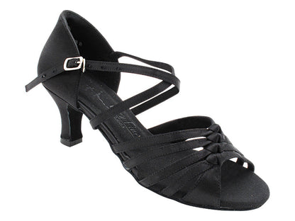 SERA1699 Black Satin with 2.5&quot; Heel (2040) in the photo