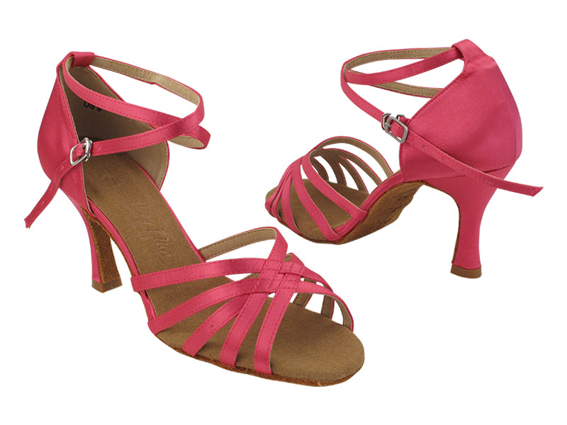 SERA2613 121 Pink Satin with 3 inch Heel (5059) in the photo