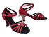 SERA2613CC 139 Dark Red Satin_Rhinestone_F_H Only with 2.5" Heel (2040) in the photo