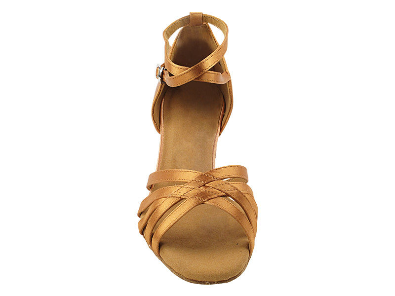 SERA2613 Tan Satin with 2.5&quot; heel (2040) in the photo