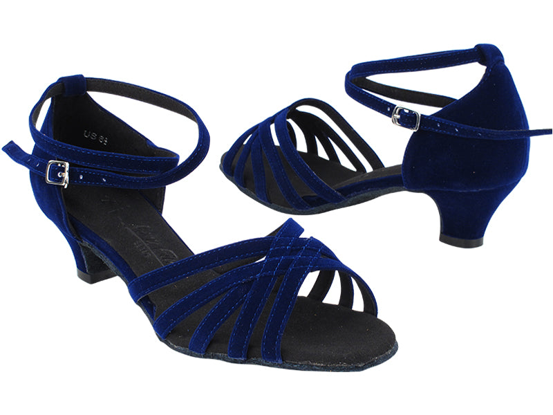 SERA2613 252 Blue Velvet with 1.3&quot; Heel (387) in the photo