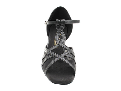 SERA2750 Black Leather &amp; Black Mesh with 2.5" Heel (2040) in the photo