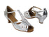 SERA2800 53 Silver Scale_61 Silver PU_H with 5028_1.2" Cuban Heel in the photo