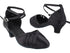 SERA3530 154 Black Satin_154 Black Satin Trim with 1.2" Cuban Heel (5028) in the photo